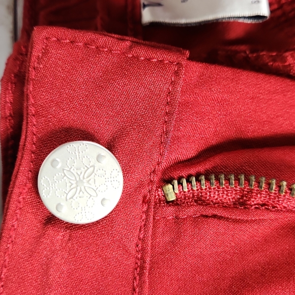 NWOT, VIP, women's Red pants, stretchy fabric, Size 18 - Picture 5 of 9